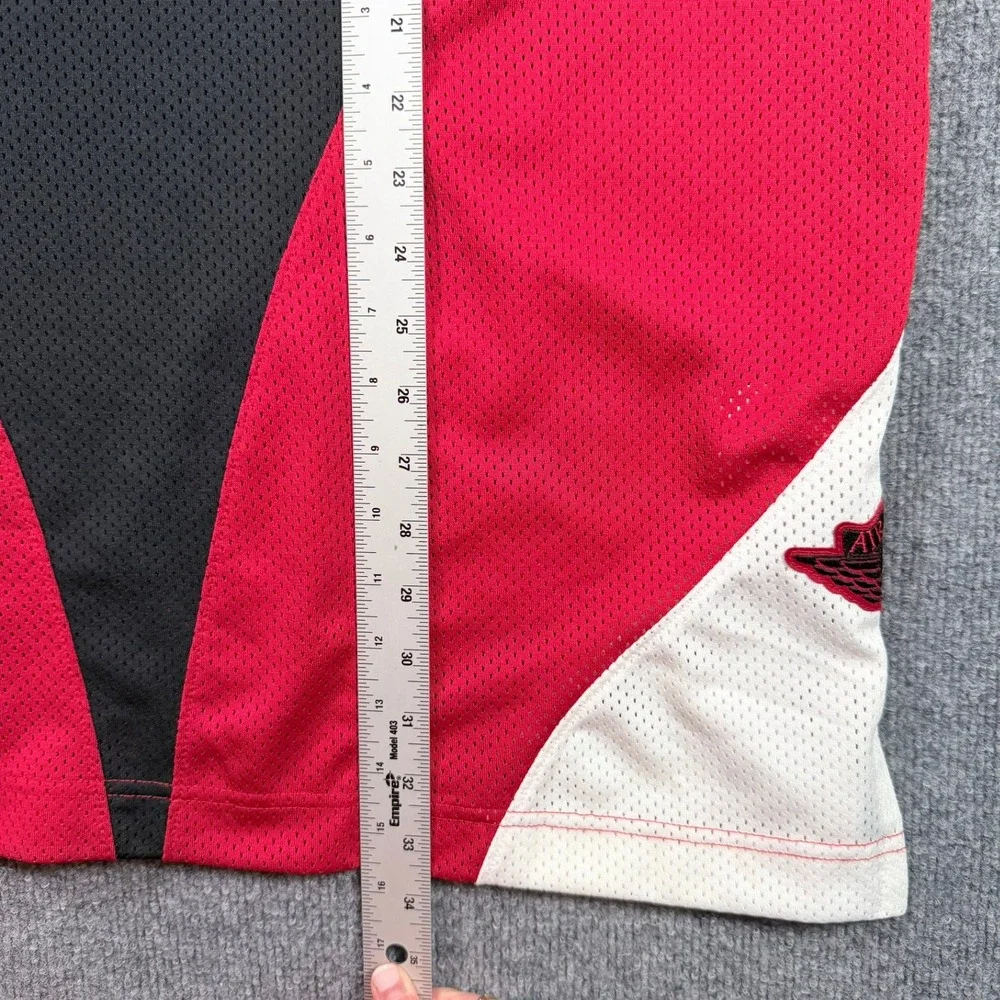 Jordan Basketball Vintage Jersey Mens XL Red Black 23 Mesh Sleeveless VNeck Tank